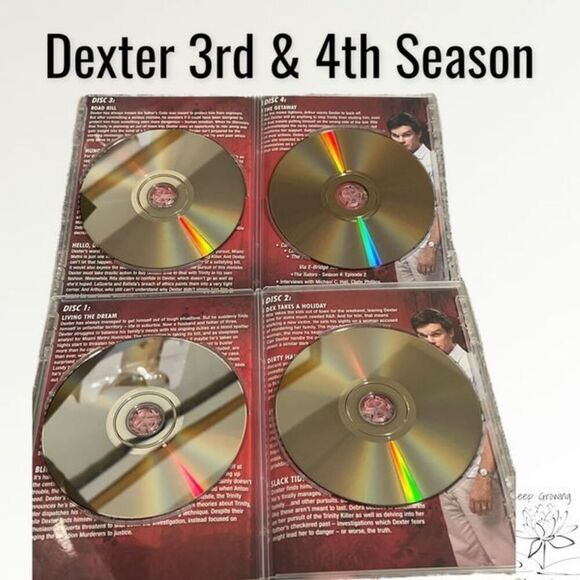 Dexter 3rd & 4th Season DVD Set - Michael C. Hall - Picture 8 of 9